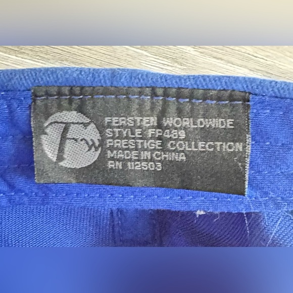 VTG SCOTCH BLUE BRAND ~ Greg Biffle #16 Blue checkerboard StrapBack NASCAR Hat - Picture 5 of 5